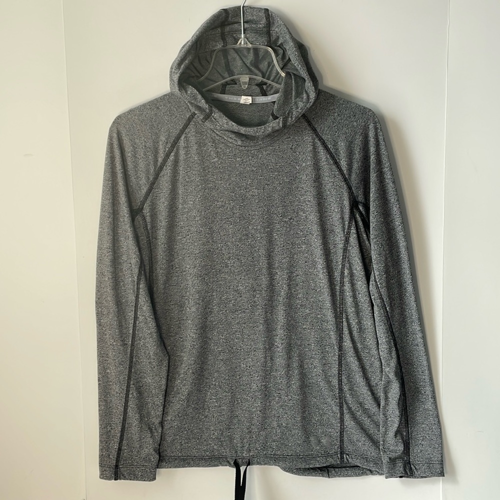 Under Armour Womens  Large Threadborne Train Twist Hoodie Gray/Black 1290041